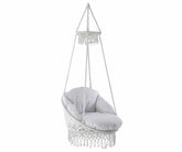 Deluxe Macrame Hanging Chair With Cushion - JUST Hammocks